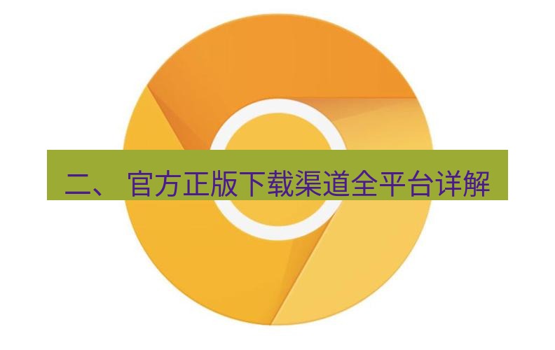 谷歌浏览器 二、 官方正版下载渠道全平台详解