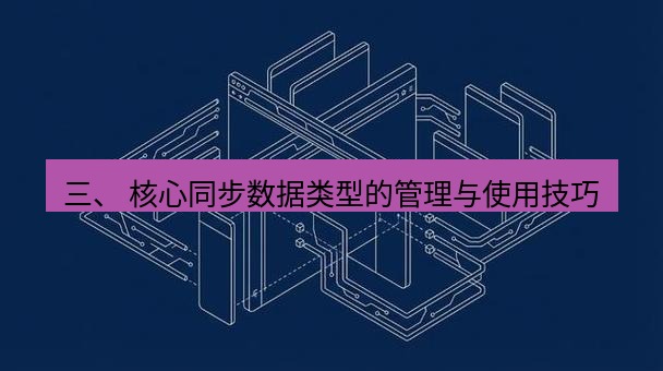 谷歌浏览器 三、 核心同步数据类型的管理与使用技巧